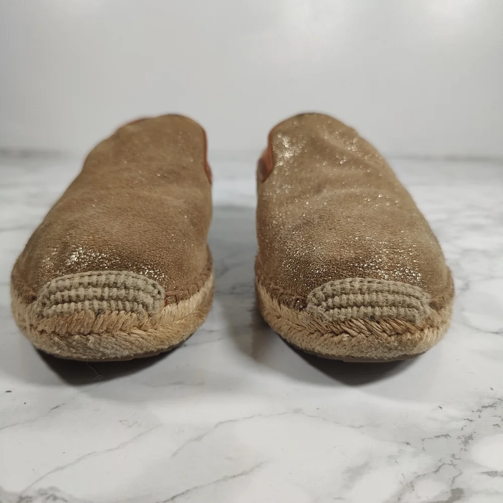 Ugg Sandrinne II Gold Espadrilles Size 8